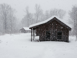 Snowy Cabin