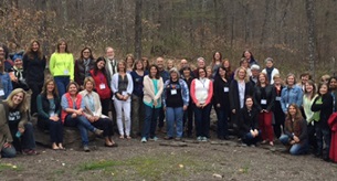 SCBWI Group at the Highlights Foundation Campus