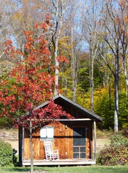 fall cabin