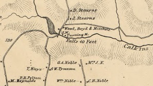 map calkins creek