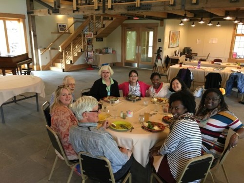 Everyone in our group was wonderful! Going around the table starting at 12 o’clock: me, LaTisha, Aram, Andrea, Leah, Jan, Carmen, Peter, and Cindy.