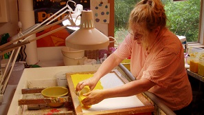 Denise Fleming at work