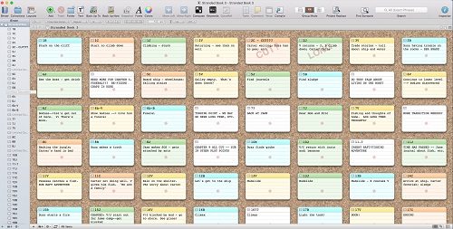 Scrivener noteboard