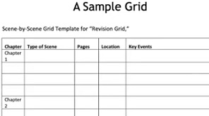 Using a Revision Grid to Break A Story Down Into Elements