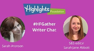#HFGather Writer Chat: Sarah Aronson & editor Sarah Jane Abbott