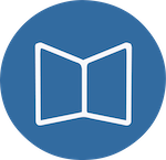 Blue Picture Book Icon