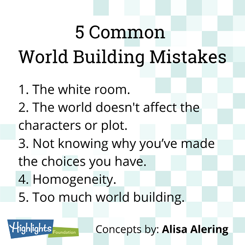 5 Common World Building Mistakes 5 Common World Building Mistakes