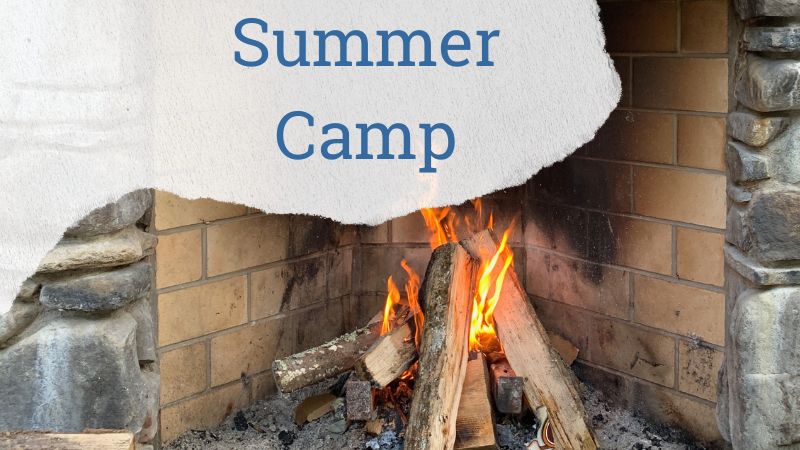 Summer Camp (Words over the Image of a Fire)