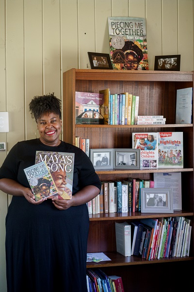 Photo of Renée Watson in the Renée Watson Cottage