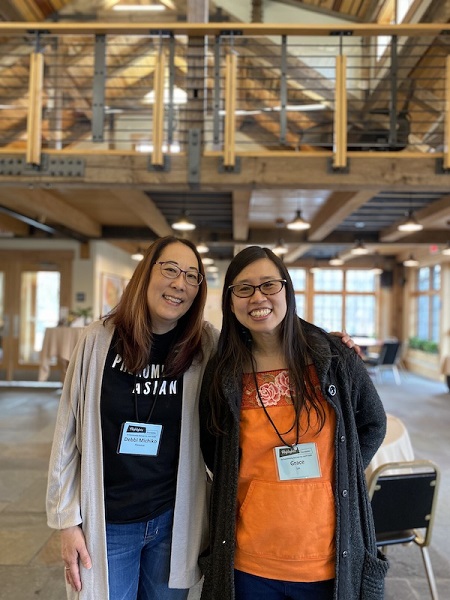 Debbi Michiko Florence and Grace Lin at the Barn