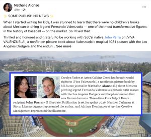 Nathalie Alonso Book Deal Announcement for 