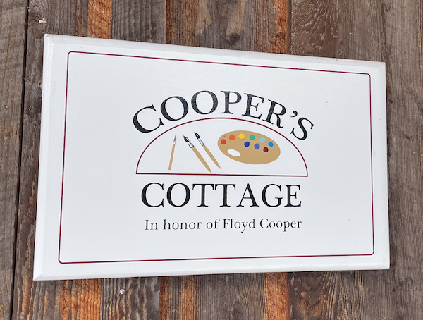 Cooper's Cottage Sign (In Honor of Floyd Cooper)