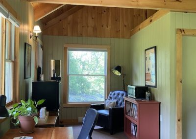 Floyd Cooper Cabin Interior (Desk, Shelving)