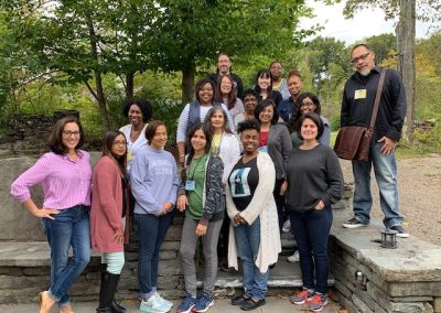 Floyd with members of the Diversity Fellowship