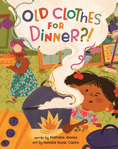 Cover of Old Clothes for Dinner?! by Nathalie Alonso