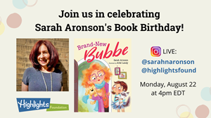 Celebrating Sarah Aronson’s Book Birthday!