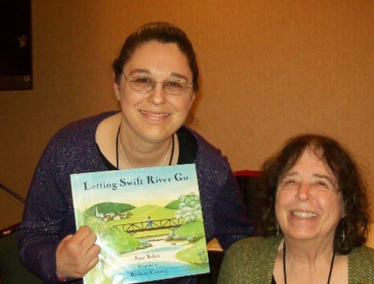 Photo of Karen Lindeborg and Jane Yolen