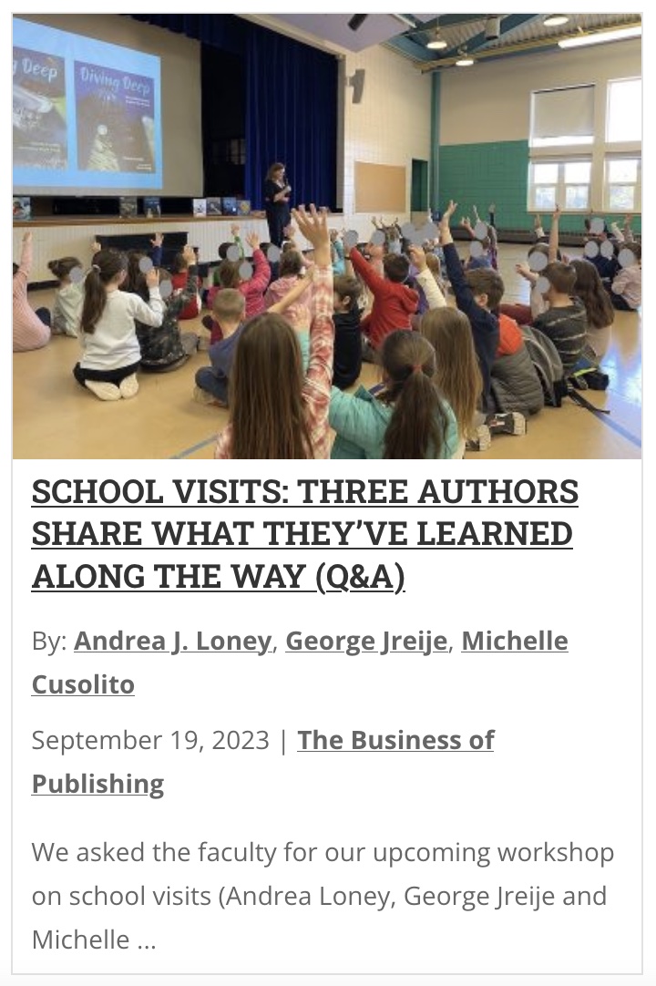 School Visits Blog Post Example