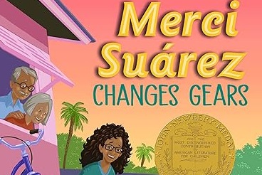 Book cover of Merci Suarez Changes Gears, by Med Medina