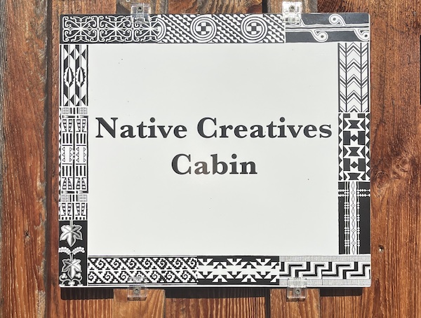 Native Creatives Cabin Sign