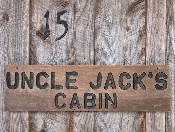 uncle-jack Uncle Jack's Cabin Sign