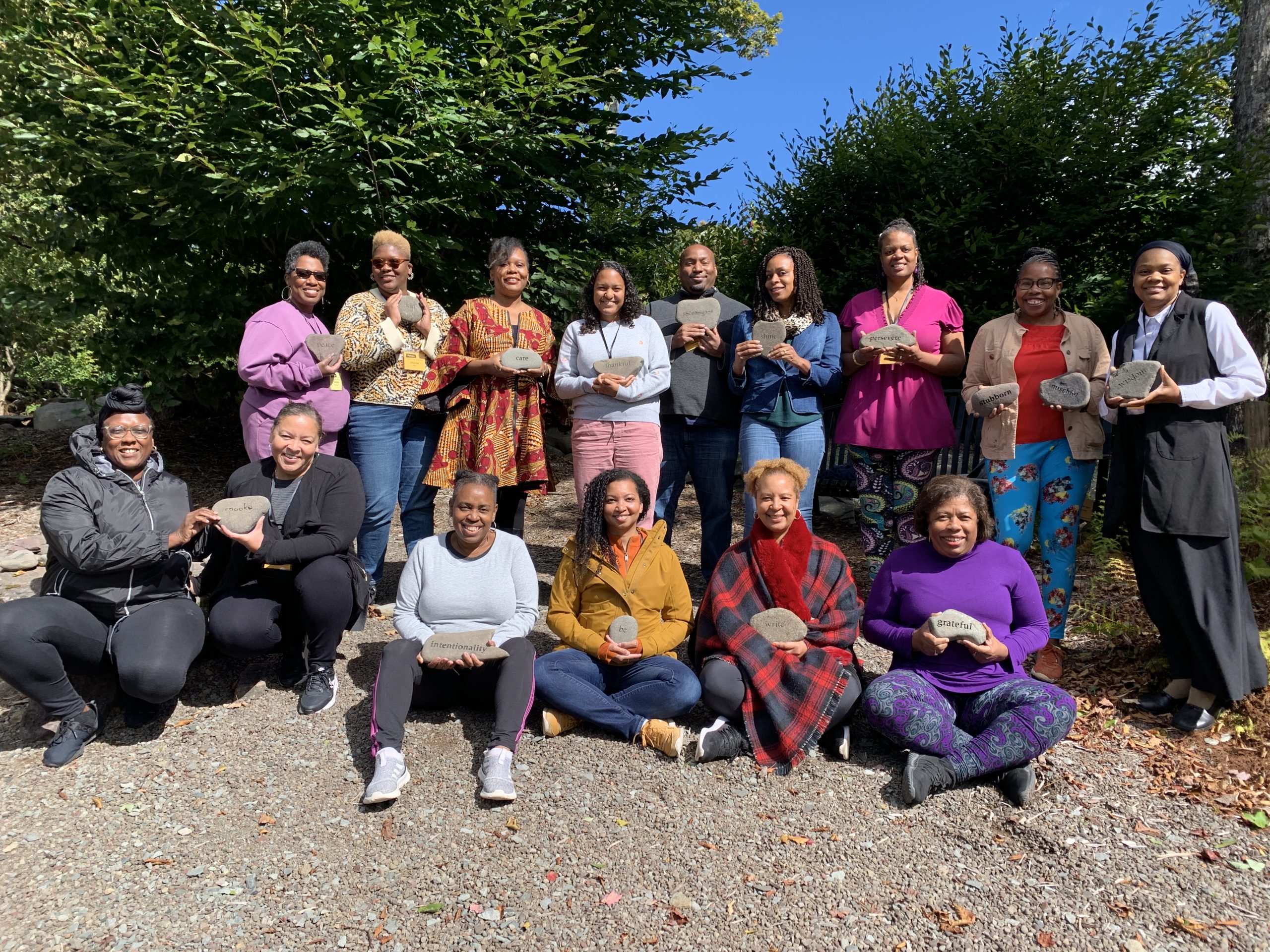 Black Retreat Rock Garden Group photo