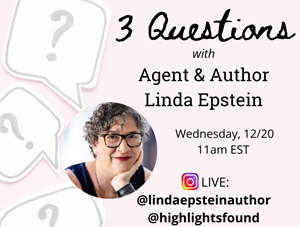 3 Questions for Author, Editor and Agent Linda Epstein About “Show, Don’t Tell”