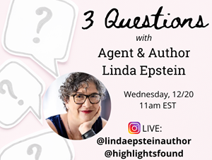 3 Questions With Author, Editor and Agent Linda Epstein About “Show, Don’t Tell”