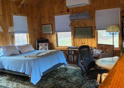 photo of interior of Jim Giblin's Cabin