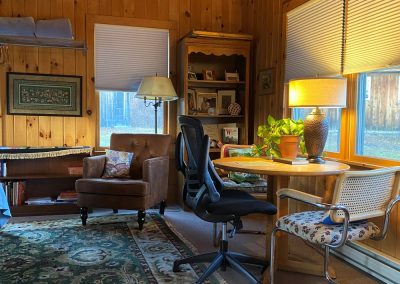 photo of interior of Jim Giblin's Cabin