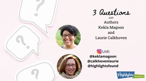 3 Questions With Kekla Magoon and Laurie Calkhoven