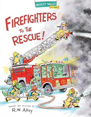 Book cover: Firefighters to the Rescue!
