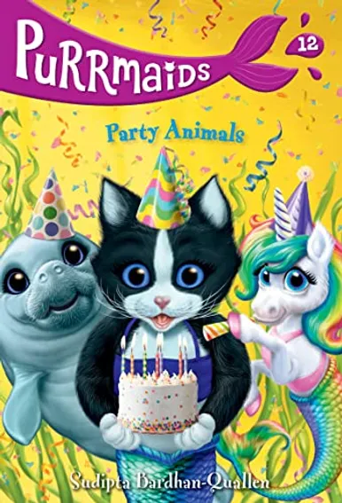 Book cover of Purrmaids: Party Animals