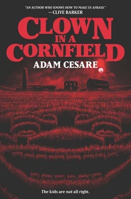 Book cover: Clown in a Cornfield
