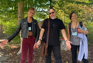 Jae Barnes, Floyd Coooper, and Daria Peoples