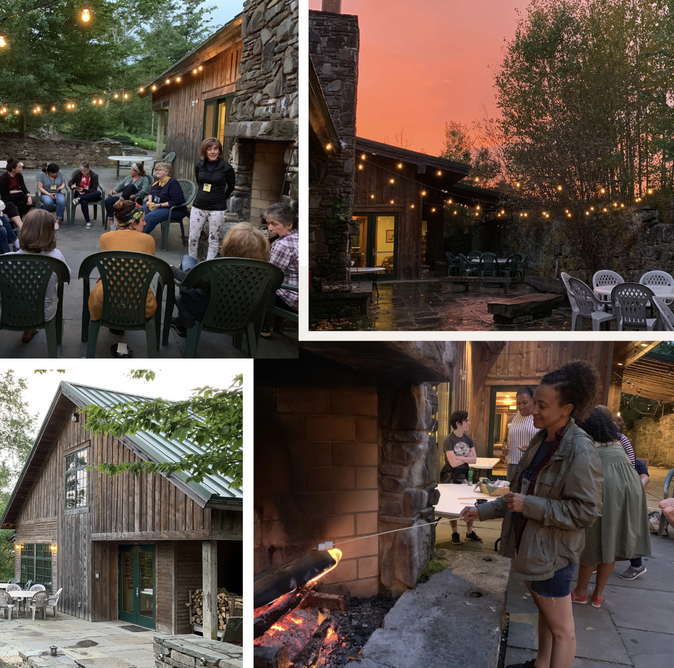 patio-shots Collage of images of people enjoying the Barn Patio