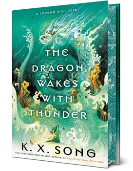 Book cover: The Dragon Wakes with Thunder