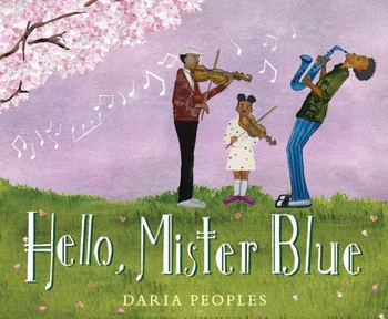 Book cover: Hello, Mister Blue