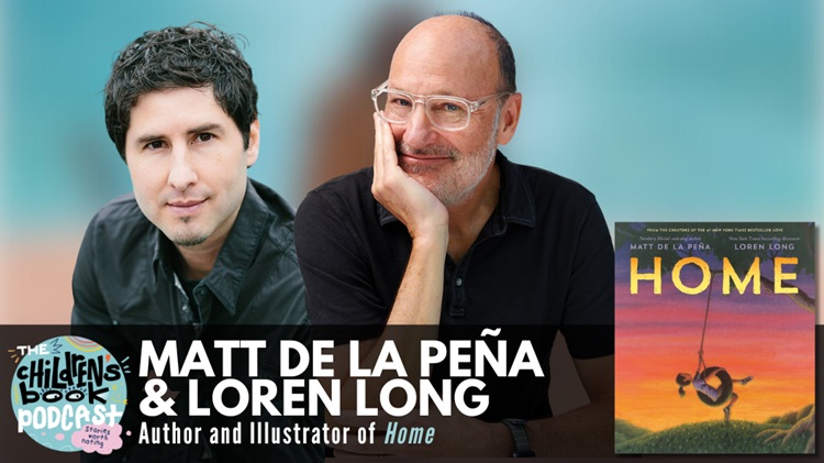 matt-loren-podcast Photo of Matt de la Pena and Loren Long
