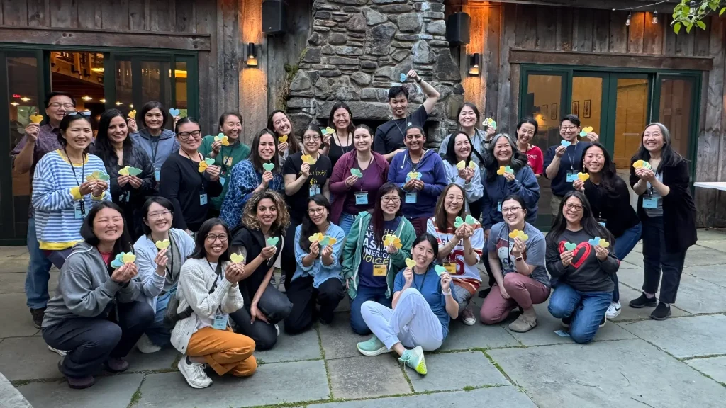 a group photo of the 2025 aav retreat