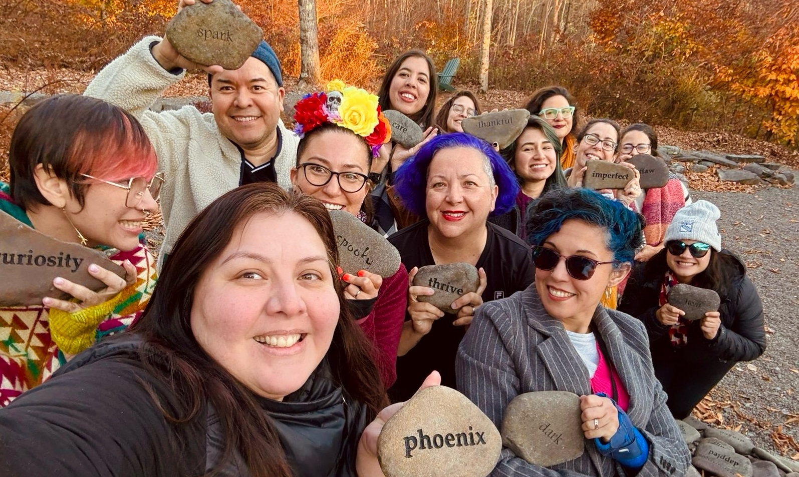 Photo of a group of Latinx storytellers