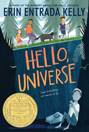 Book cover: Hello, Universe